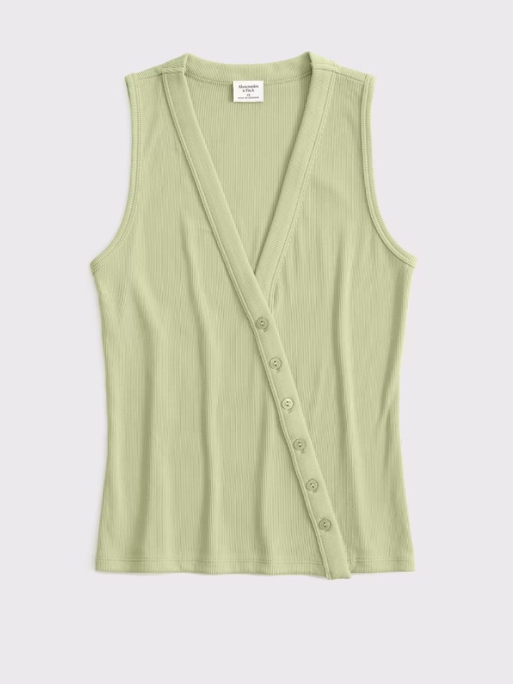 Abercrombie Asymmetrical Button Top